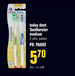 Poetzsch Padborg today dent Tandbørster medium, DKK 5.7 tilbud
