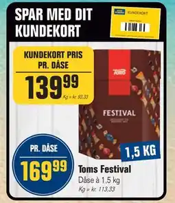Otto Duborg Toms Festival, DKK 169.99, Medlemspris tilbud