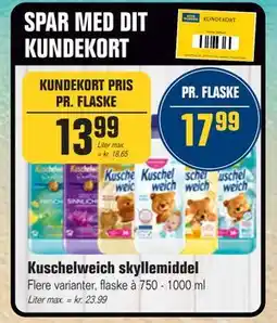 Otto Duborg Kuschelweich skyllemiddel, DKK 17.99, Medlemspris tilbud