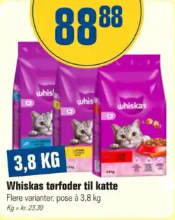 Otto Duborg Whiskas tørfoder til katte tilbud