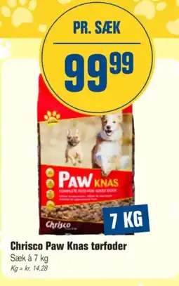 Otto Duborg Chrisco Paw Knas tørfoder tilbud