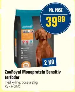 Otto Duborg ZooRoyal Monoprotein Sensitiv tørfoder tilbud