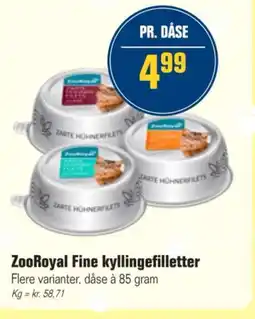 Otto Duborg ZooRoyal Fine kyllingefilletter tilbud