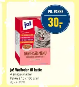 Otto Duborg Ja! Vådfoder til katte tilbud