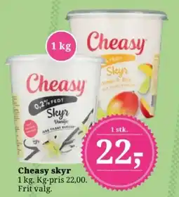 Dagli'Brugsen Cheasy skyr tilbud