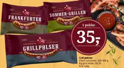 Dagli'Brugsen Gøl pølser tilbud