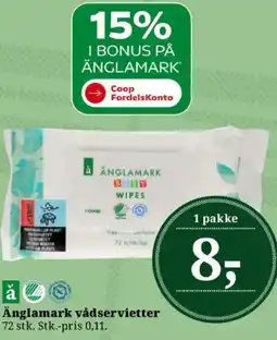Dagli'Brugsen Änglamark vådservietter tilbud