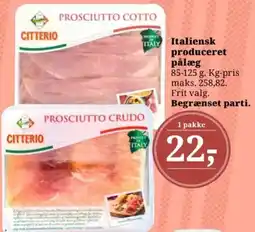 Dagli'Brugsen Italiensk produceret pålæg tilbud