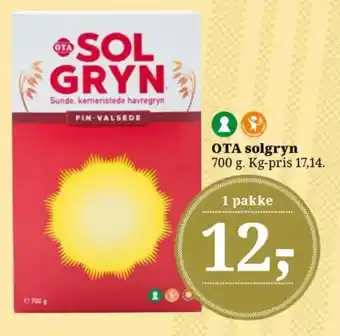 Dagli'Brugsen OTA solgryn tilbud