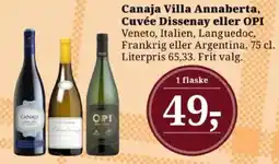 Dagli'Brugsen Canaja Villa Annaberta, Cuvée Dissenay eller OPI tilbud