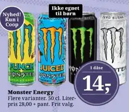 Dagli'Brugsen MONSTER Energy tilbud