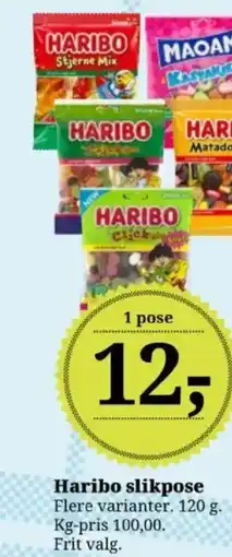Dagli'Brugsen HARIBO slikpose tilbud