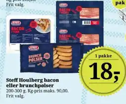 Dagli'Brugsen Steff Houlberg bacon eller brunchpølser tilbud