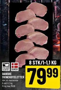 Løvbjerg Danske svinekoteletter tilbud