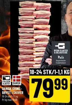 Løvbjerg Dansk svine- bryst i skiver tilbud