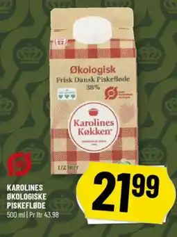 Løvbjerg Karolines økologiske piskefløde tilbud