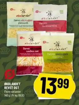 Løvbjerg Økolandet revet ost tilbud