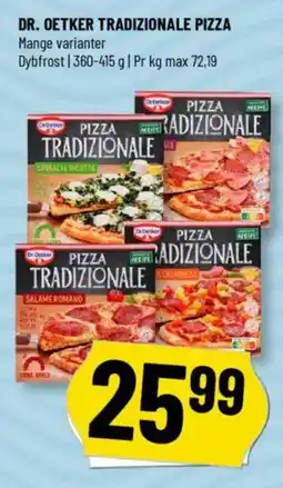 Løvbjerg DR. OETKER Tradizionale pizza tilbud