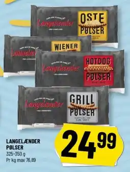 Løvbjerg Langelænder pølser tilbud