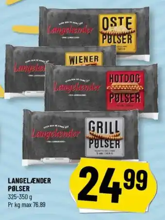 Løvbjerg Langelænder pølser tilbud