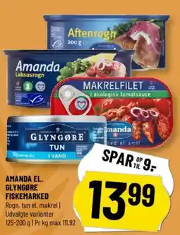Løvbjerg Amanda el. glyngøre fiskemarked tilbud