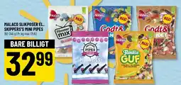 Løvbjerg Malaco slikposer el. skippers's mini pipes tilbud