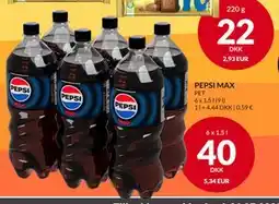 Nielsen's Discount PEPSI MAX, DKK 40 tilbud