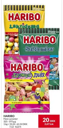 Nielsen's Discount HARIBO, DKK 20 tilbud