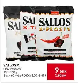 Nielsen's Discount SALLOS X, DKK 9 tilbud