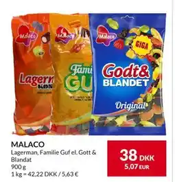 Nielsen's Discount MALACO, DKK 38 tilbud