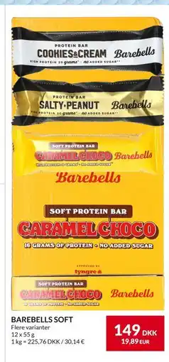 Nielsen's Discount BAREBELLS SOFT, DKK 149 tilbud