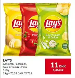 Nielsen's Discount LAY’S, DKK 11 tilbud