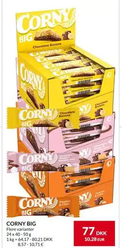 Nielsen's Discount CORNY BIG, DKK 77 tilbud