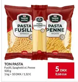Nielsen's Discount TON PASTA, DKK 5 tilbud