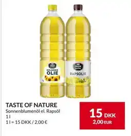 Nielsen's Discount TASTE OF NATURE, DKK 15 tilbud
