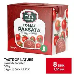 Nielsen's Discount TASTE OF NATURE Tomat Passata, DKK 8 tilbud