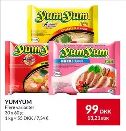 Nielsen's Discount YUMYUM, DKK 99 tilbud