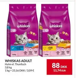 Nielsen's Discount WHISKAS ADULT, DKK 88 tilbud