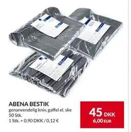 Nielsen's Discount ABENA BESTIK, DKK 45 tilbud