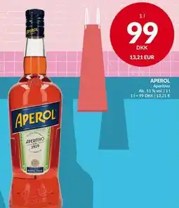 Nielsen's Discount APEROL, DKK 99 tilbud