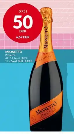 Nielsen's Discount MIONETTO, DKK 50 tilbud