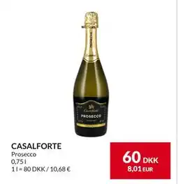Nielsen's Discount CASALFORTE Prosecco, DKK 60 tilbud