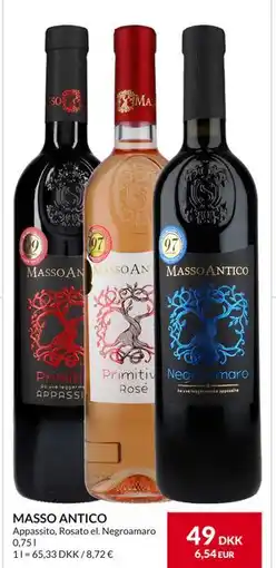 Nielsen's Discount MASSO ANTICO, DKK 49 tilbud