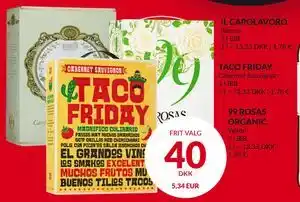 Nielsen's Discount TACO FRIDAY, DKK 40 tilbud