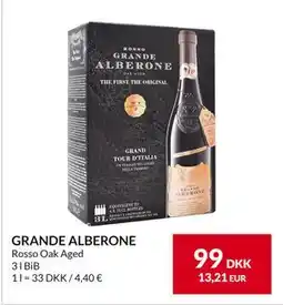 Nielsen's Discount GRANDE ALBERONE, DKK 99 tilbud