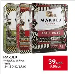 Nielsen's Discount MAKULU, DKK 5.2 tilbud