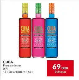 Nielsen's Discount CUBA, DKK 69 tilbud