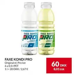 Nielsen's Discount FAXE KONDI PRO, DKK 60 tilbud