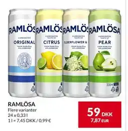 Nielsen's Discount RAMLÖSA, DKK 59 tilbud
