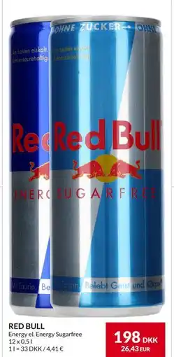Nielsen's Discount RED BULL, DKK 198 tilbud
